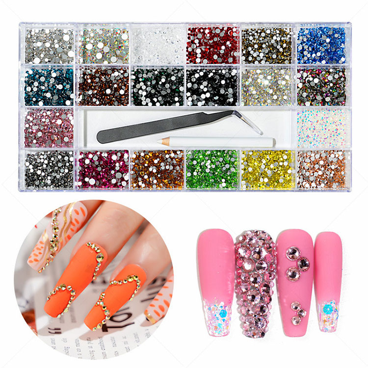 Diamantes de unhas 3D