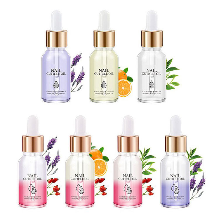 Óleo de rejuvenescimento da pele das unhas em camadas