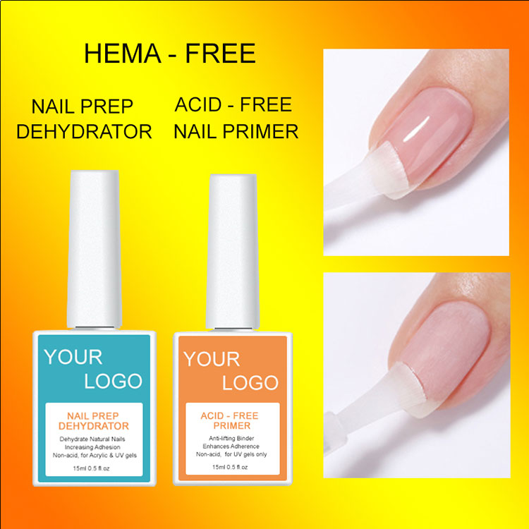 Desidratador de unhas e primer de unhas sem ácido