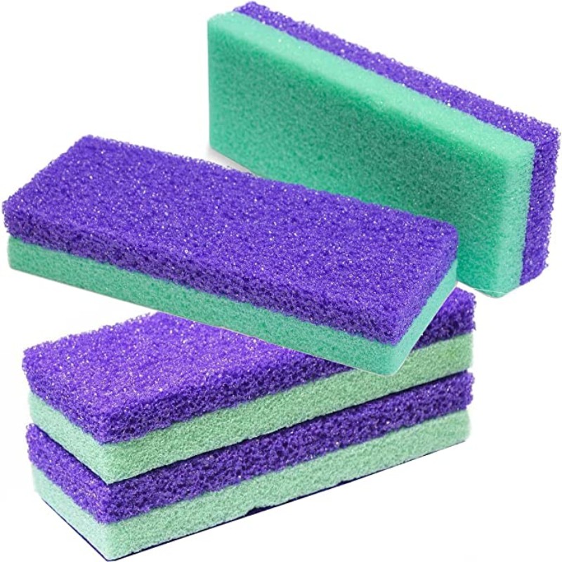Pedra-pomes e purificador para pés de salão