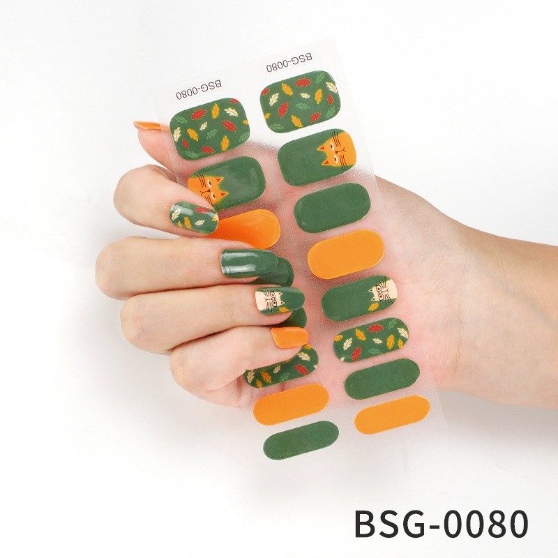 Envoltório de unhas semicurado