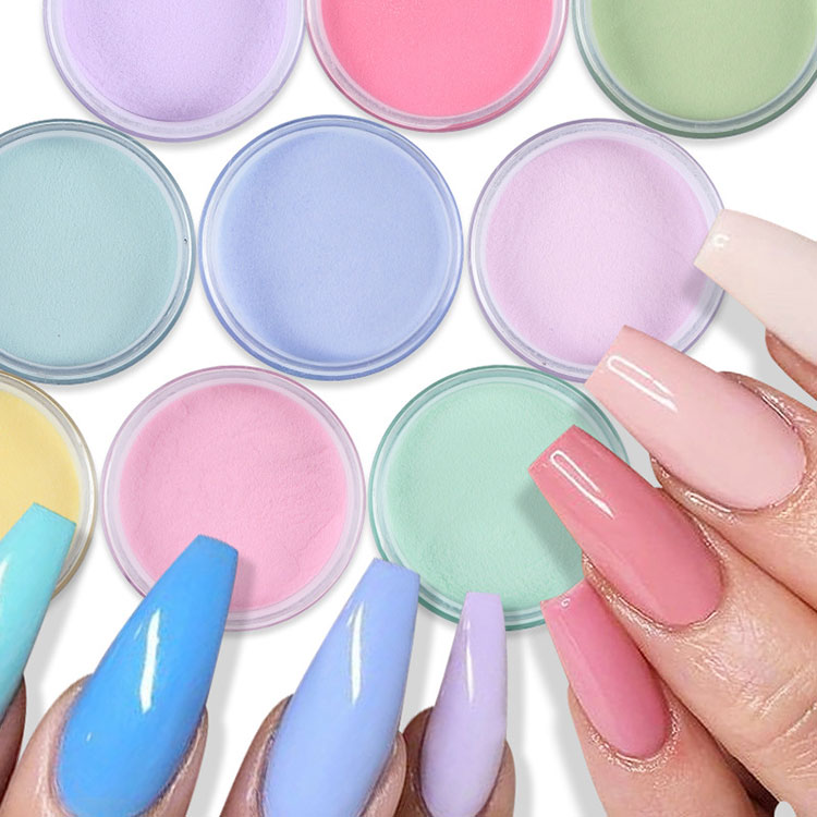 Conjunto inicial de cores em pó acrílico