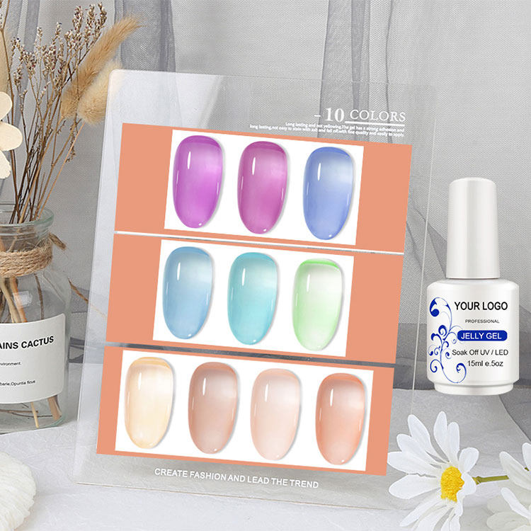 Polish de gel de geléia de gelo estilo de verão