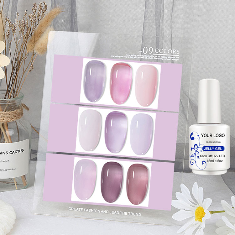 Polonês de gel de geléia de gelo translúcido