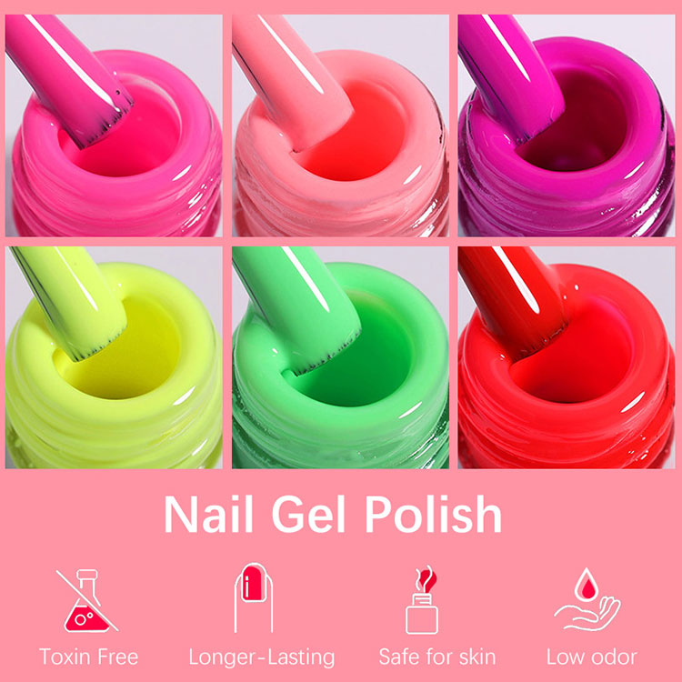 Polimento de gel colorido do tipo de gel UV